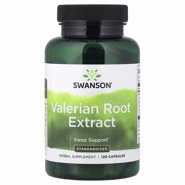 Swanson, Valerian Root Extract, Standardized, 120 Capsules