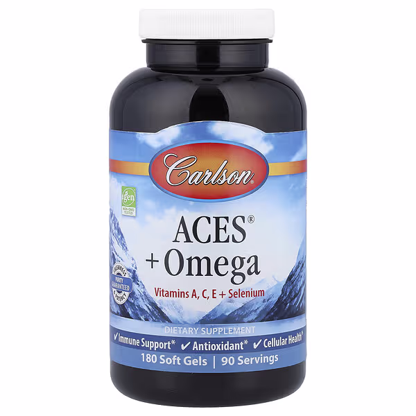 Carlson, ACES® + Omega, 180 Soft Gels