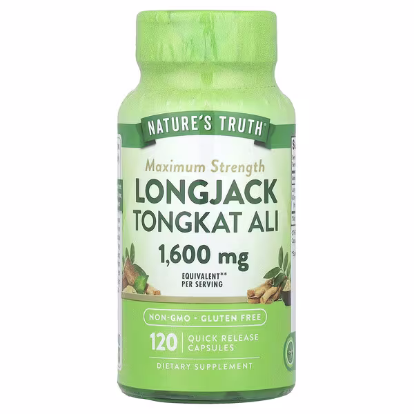 Nature's Truth, Longjack Tongkat Ali, Maximum Strength, 120 Quick Release Capsules (800 mg per Capsule)