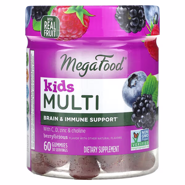 MegaFood, Kids Multi, Berrylicious, 60 Gummies