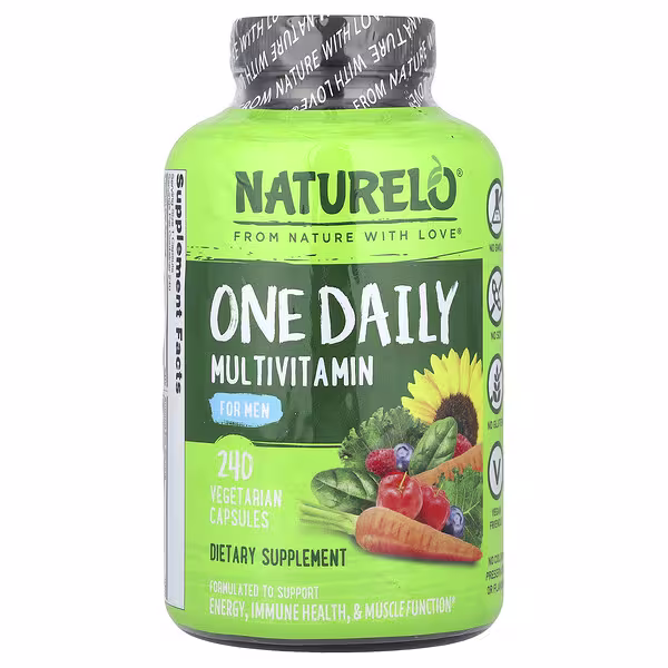 NATURELO, One Daily Multivitamin For Men, 240 Vegetarian Capsules