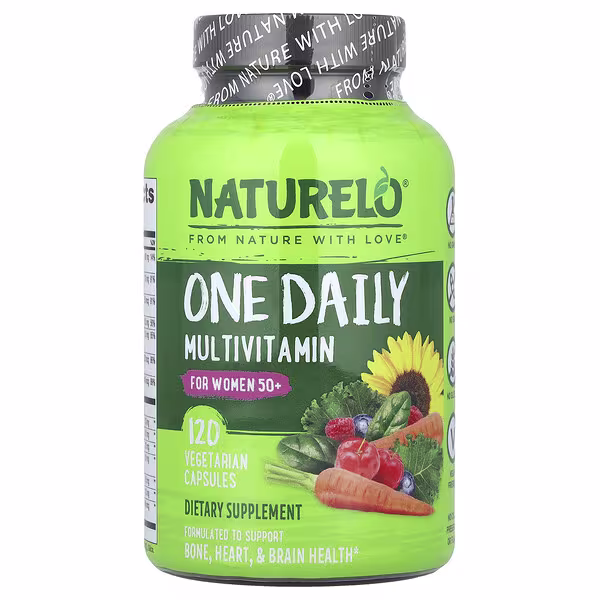 NATURELO, One Daily Multivitamin, For Women 50+, 120 Vegetarian Capsules