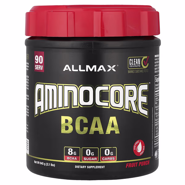 ALLMAX, AMINOCORE™ BCAA, Fruit Punch, 2.1 lbs (945 g)