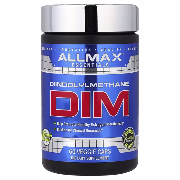 ALLMAX, Essentials, DIM, 60 Veggie Caps (100 mg per Capsule)
