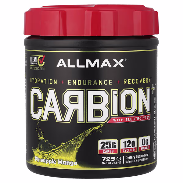 ALLMAX, CARBION+™ with Electrolytes, Pineapple Mango, 25.6 oz (725 g)
