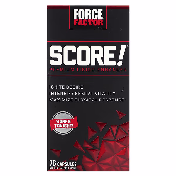 Force Factor, Score!®, Premium Libido Enhancer, 76 Capsules