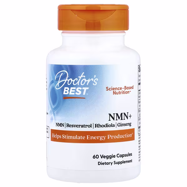 Doctor's Best, NMN+, 60 Veggie Capsules