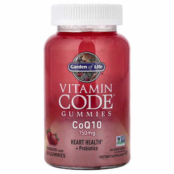 Garden of Life, Vitamin Code® Gummies, CoQ10, Strawberry, 60 Gummies