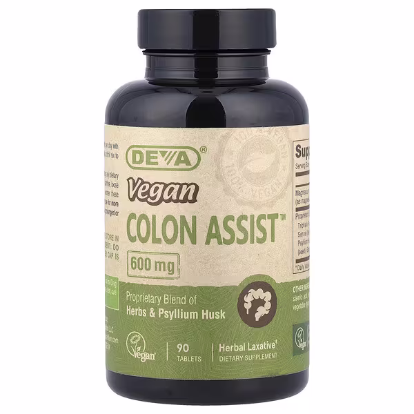 Deva, Vegan Colon Assist®, 90 Tablets