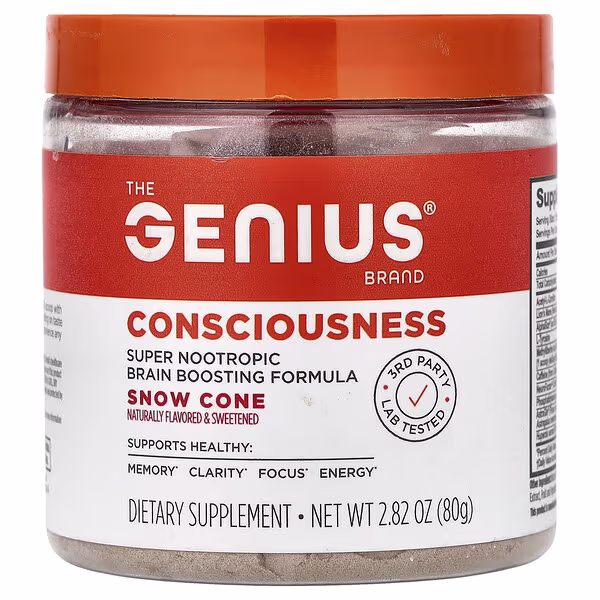 The Genius Brand, Consciousness, Snow Cone, 2.82 oz (80 g)
