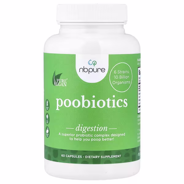 NB Pure, Poobiotics, 60 Capsules