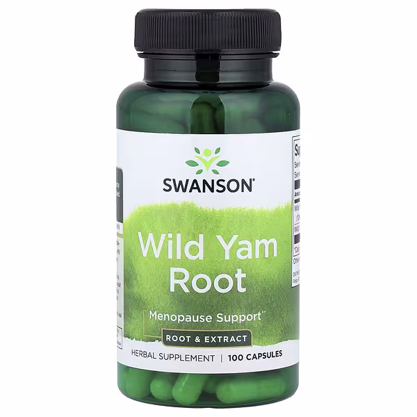 Swanson, Wild Yam Root, 100 Capsules
