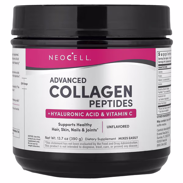 NeoCell, Advanced Collagen Peptides, Unflavored, 13.7 oz (390 g)