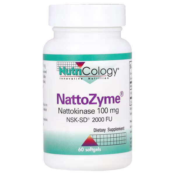 Nutricology, NattoZyme® Nattokinase, 100 mg (2,000 FU), 60 Softgels