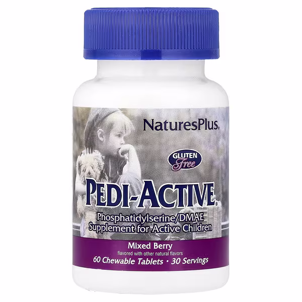 NaturesPlus, Pedi-Active®, Mixed Berry, 60 Chewable Tablets