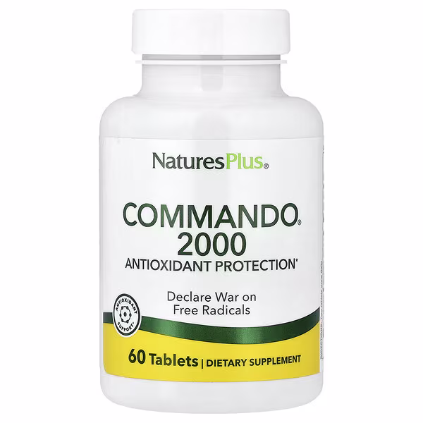NaturesPlus, Commando® 2000, 60 Tablets