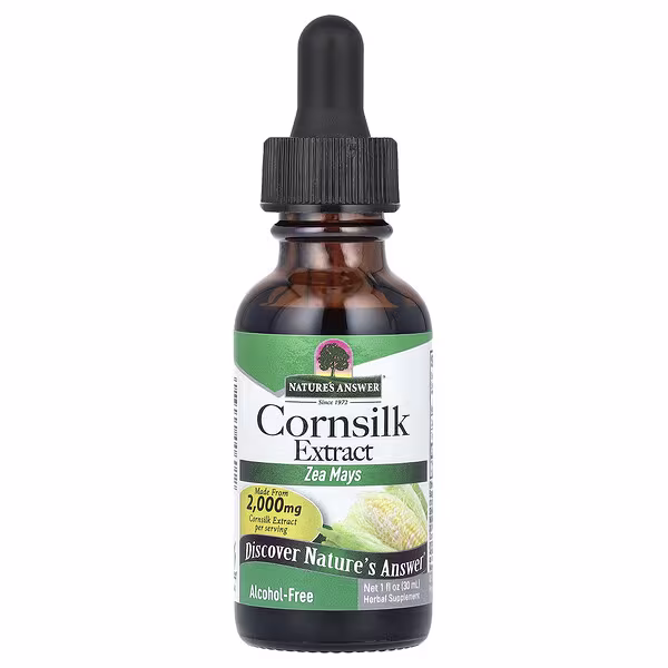 Nature's Answer, Cornsilk Extract, Alcohol-Free, 2,000 mg, 1 fl oz (30 ml)