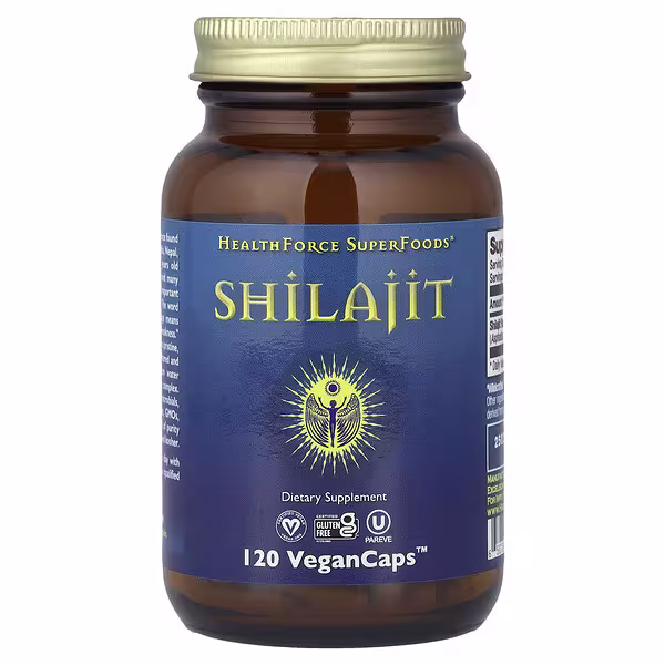 HealthForce Superfoods, Shilajit, 120 Vegan Caps (200 mg per Capsule)