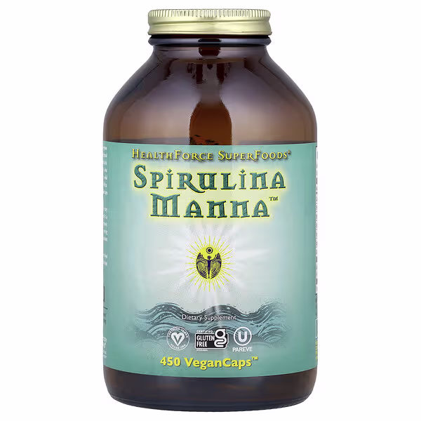 HealthForce Superfoods, Spirulina Manna™, 450 VeganCaps™