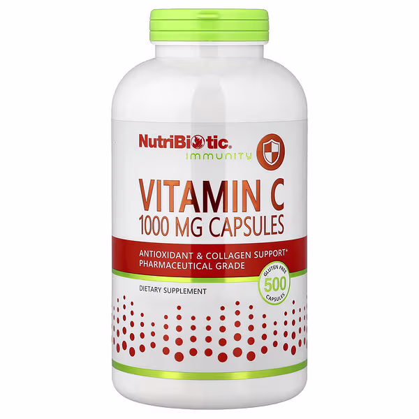NutriBiotic, Immunity, Vitamin C, 1,000 mg, 500 Capsules