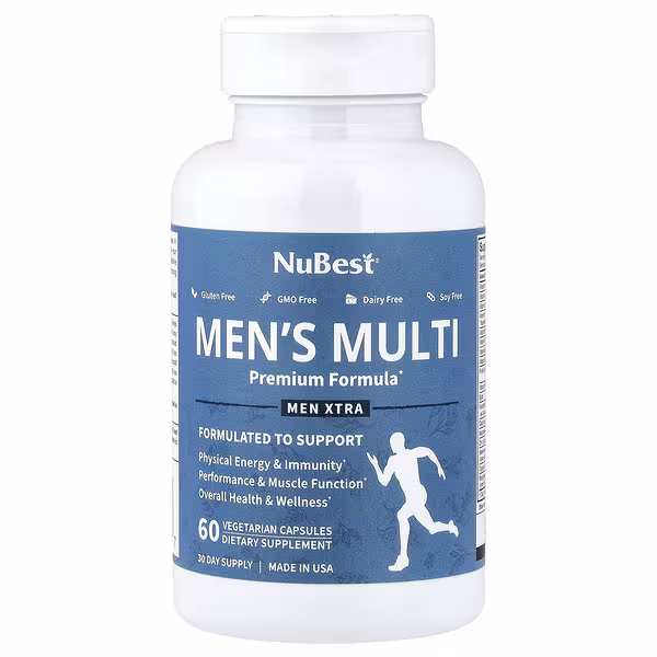 NuBest, Men's Multi, 60 Vegetarian Capsules