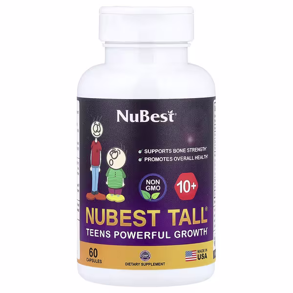 NuBest, Tall® 10+, Teens Powerful Growth, 60 Capsules