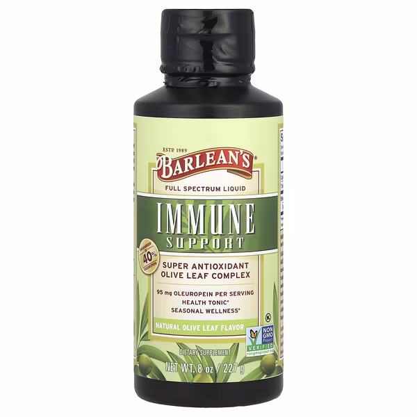 Barlean's, Olive Leaf Complex, Natural Olive Leaf, 95 mg, 8 oz (227 g)