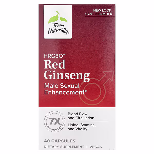 Terry Naturally, HRG80™ Red Ginseng, 48 Capsules