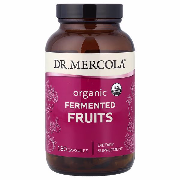 Dr. Mercola, Organic Fermented Fruits, 180 Capsules