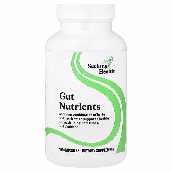 Seeking Health, Gut Nutrients, 150 Capsules