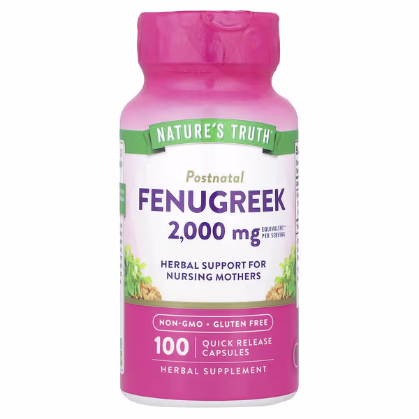 Nature's Truth, Fenugreek, 100 Quick Release Capsules (1,000 mg per Capsule)