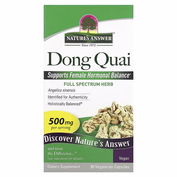 Nature's Answer, Dong Quai, 500 mg, 90 Vegetarian Capsules