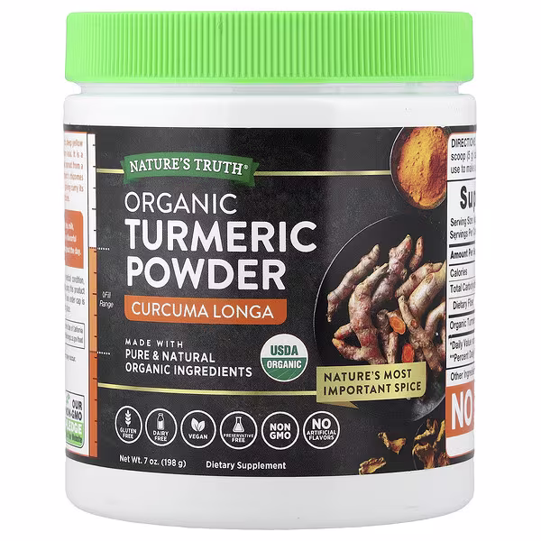 Nature's Truth, Organic Turmeric Powder, 7 oz (198 g)