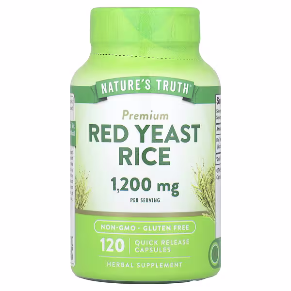 Nature's Truth, Premium Red Yeast Rice, 120 Quick Release Capsules (600 mg per Capsule)
