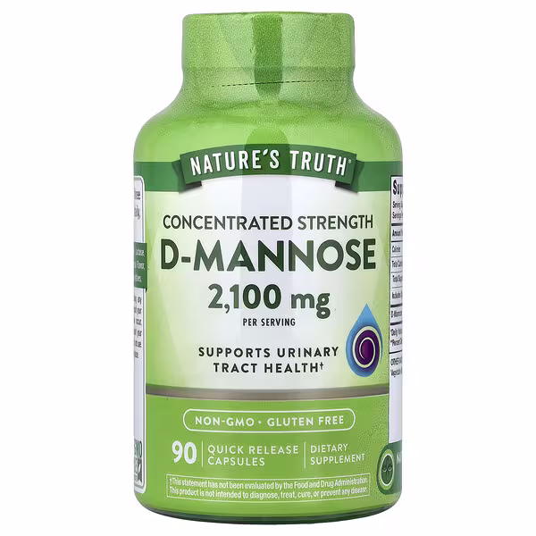 Nature's Truth, D-Mannose, 90 Quick Release Capsules (700 mg per Capsule)