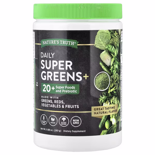 Nature's Truth, Daily Super Greens+, 9.88 oz (280 g)