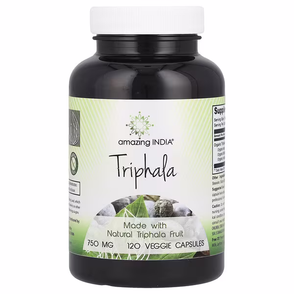 Amazing India, Triphala, 750 mg, 120 Veggie Capsules