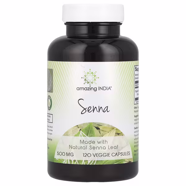 Amazing India, Senna , 500 mg , 120 Veggie Capsules