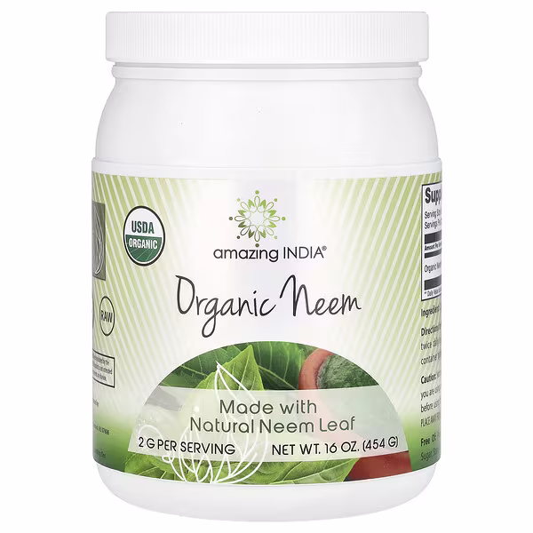 Amazing India, Organic Neem, 16 oz (454 g)
