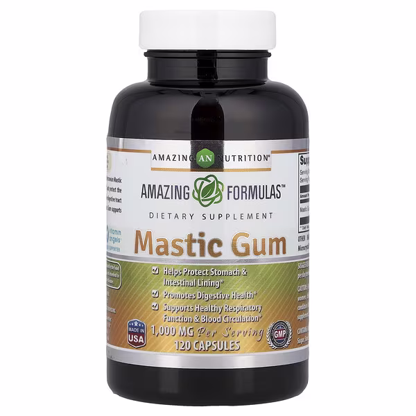 Amazing Nutrition, Mastic Gum, 120 Capsules (500 mg per Capsule)