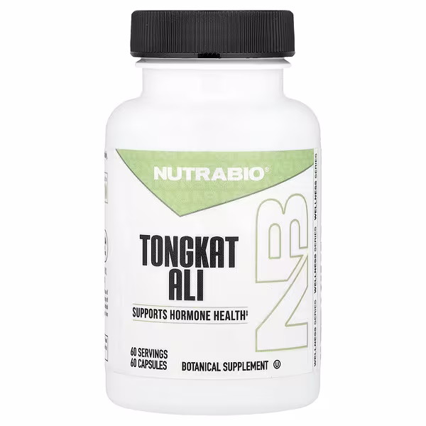 NutraBio, Tongkat Ali, 60 Capsules (200 mg per Capsule)