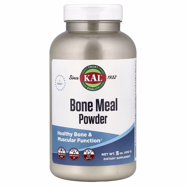 KAL, Bone Meal Powder, 16 oz, (450 g)