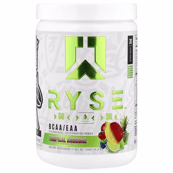 RYSE, BCAA/EAA, Tropical Snocone, 13.3 oz (378 g)