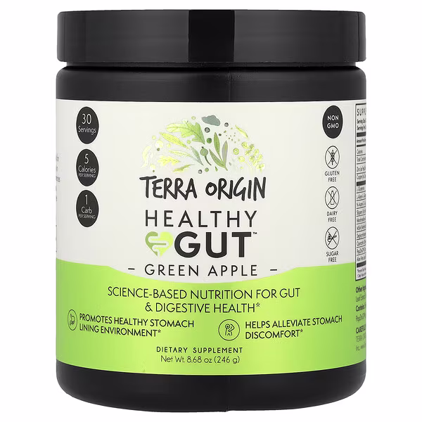 Terra Origin, Healthy Gut™, Green Apple, 8.68 oz (246 g)