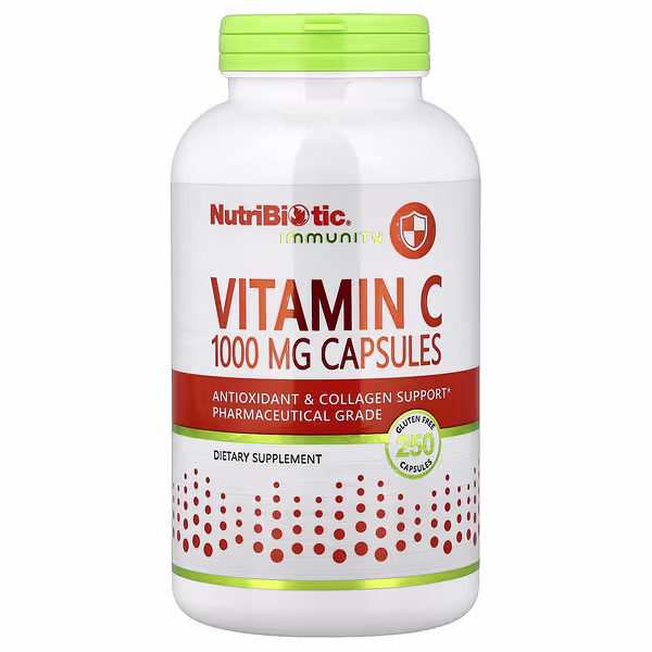 NutriBiotic, Immunity, Vitamin C, 1,000 mg, 250 Capsules