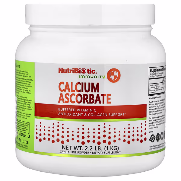 NutriBiotic, Immunity, Calcium Ascorbate, 2.2 lb (1 kg)