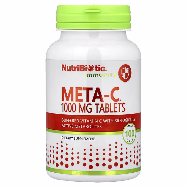 NutriBiotic, Immunity, Meta-C®, 100 Vegan Tablets