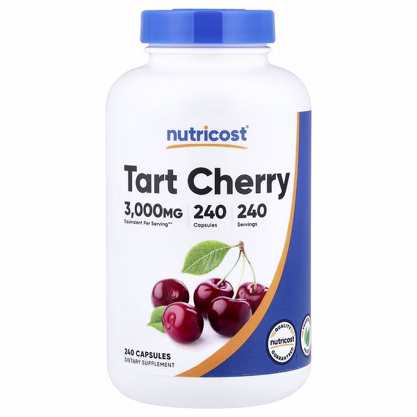 Nutricost, Tart Cherry, 240 Capsules (300 mg per Capsule)