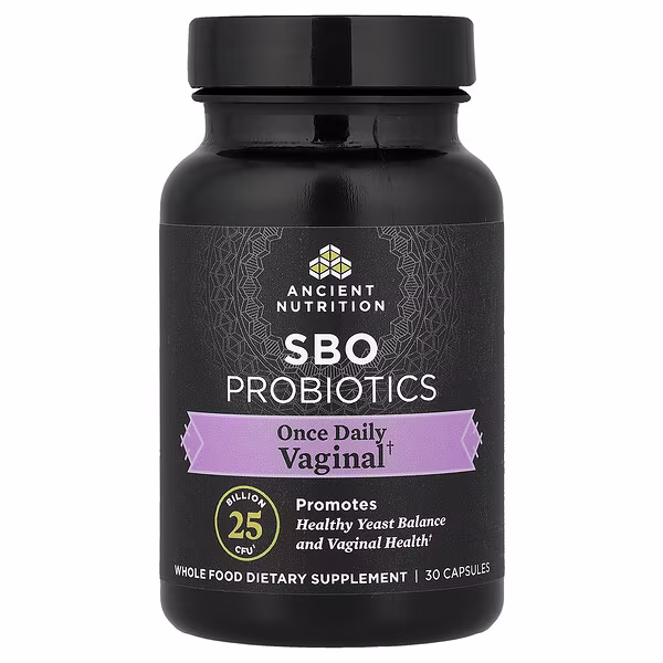 Ancient Nutrition, SBO Probiotics, Vaginal, 30 Capsules