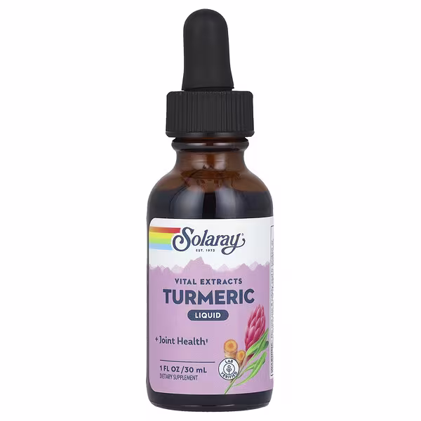 Solaray, Vital Extracts, Turmeric Liquid, 1,000 mg, 1 fl oz (30 ml)